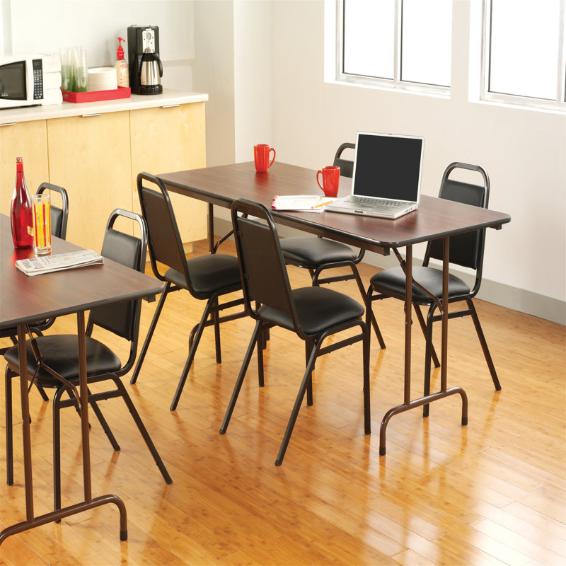 Alera Wood Rectangular Portable Folding Table & Reviews Wayfair